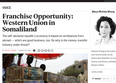 Michela Wrong Africa Research Institute Foreign Policy Somalia Somali Regions