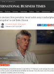 Africa Research Institute's Paul Adams interviewd about Nigeria's politics on the International Business Times