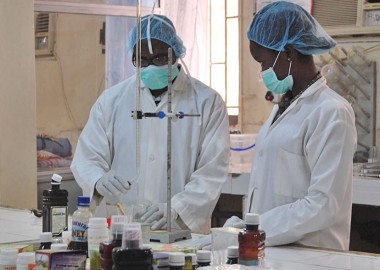 Paxherbals laboratory workers