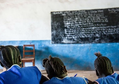 School girls in Sierra Leone