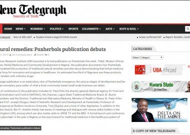 Africa Research Institute in the news in the New Telegraph