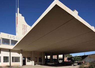 Edward Denison Fiat Tagliero building in Asmara Eritrea